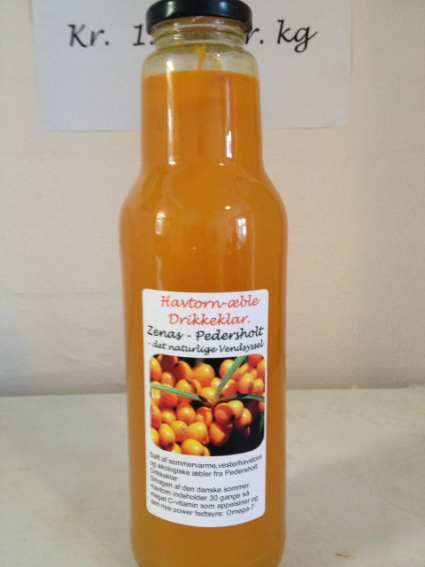 Havtornsaft, drikkeklar